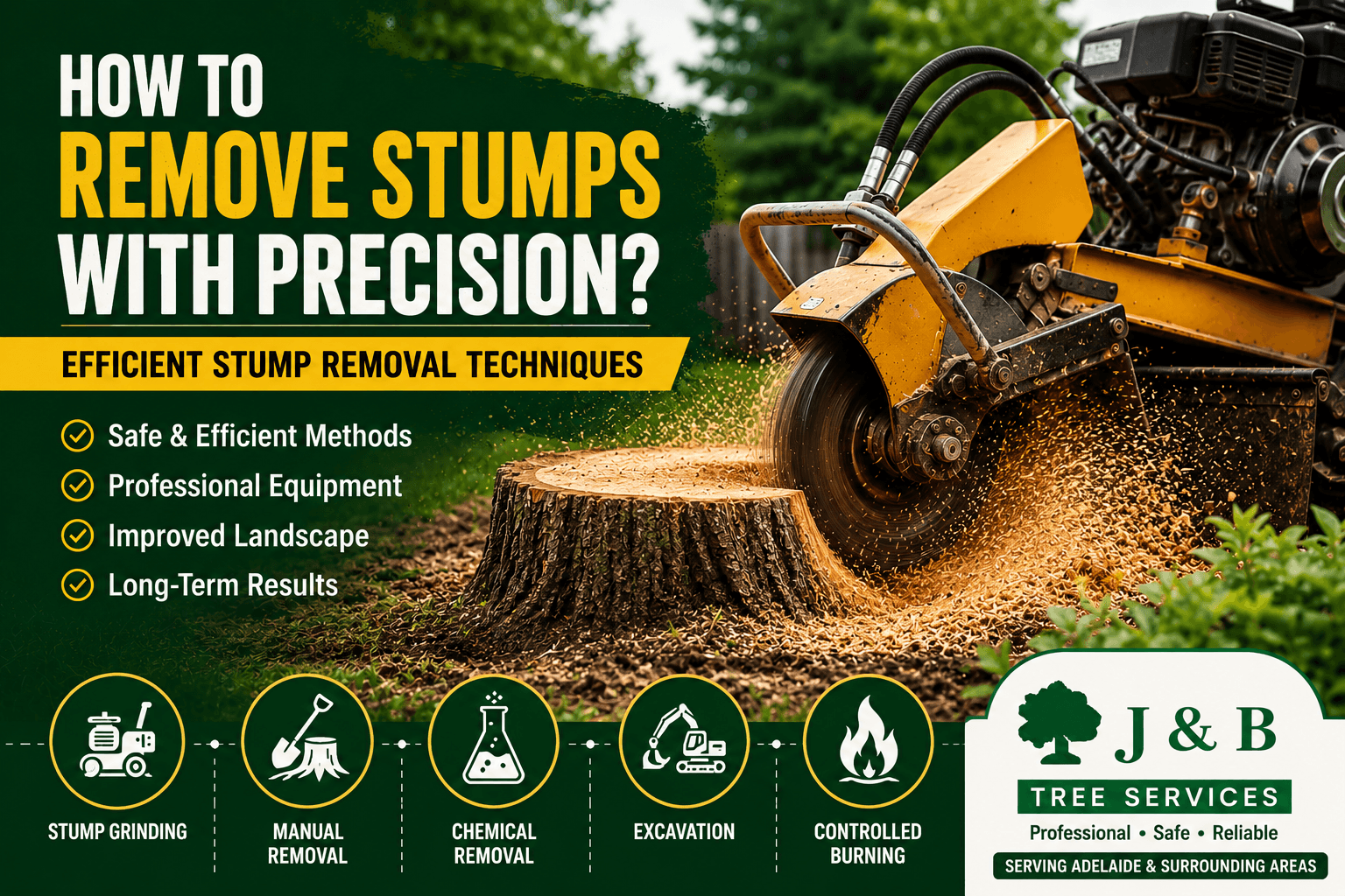 How to Remove Stumps with Precision? Efficient Stump Removal Techniques